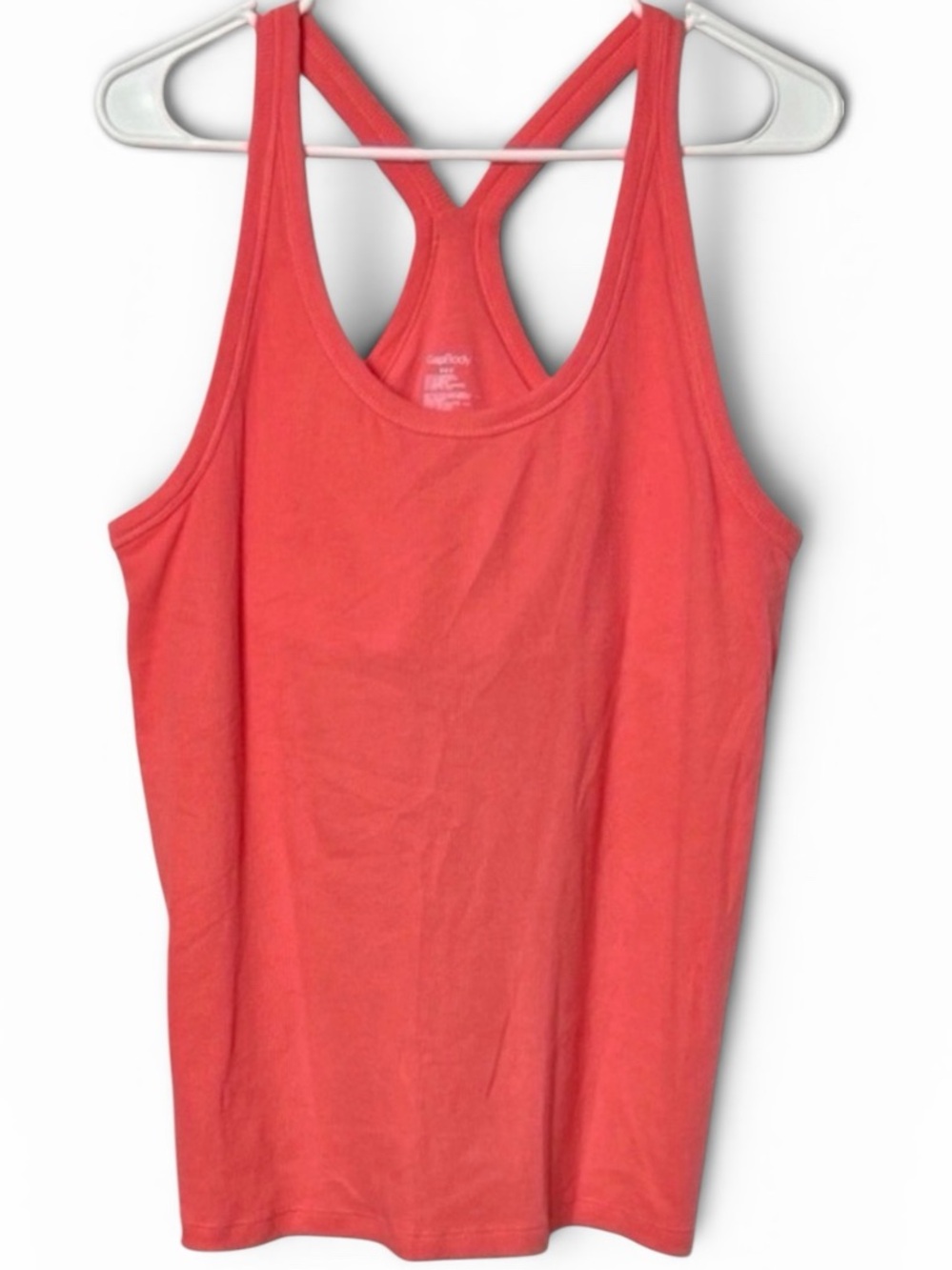 GapBody Women's Coral Racerback Bra Tank Top Size XL